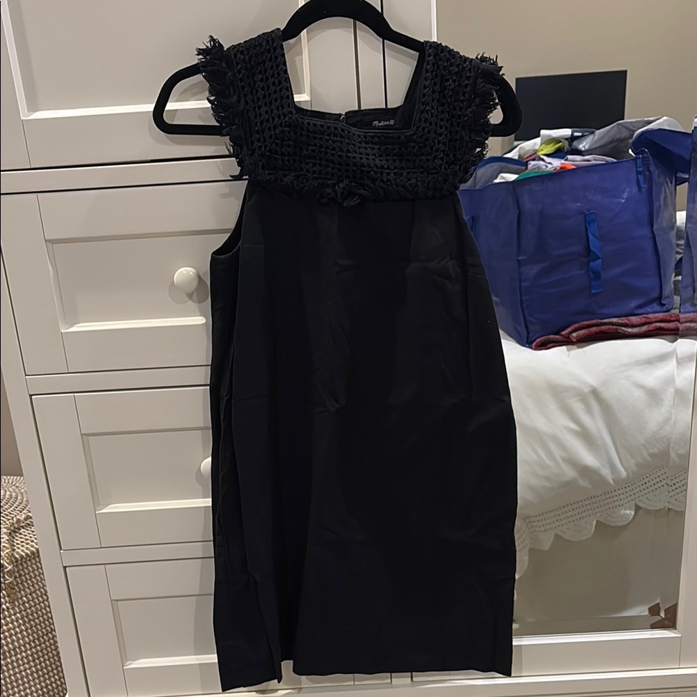 Madewell Black Sleeveless Dress